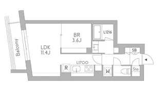 GranDuo荻窪3【4階】の間取り