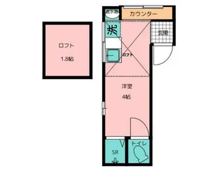 サンフレア巣鴨【1階】の間取り
