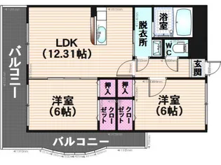 イストワール【1階】の間取り