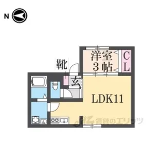 LALAくずは【1階】の間取り