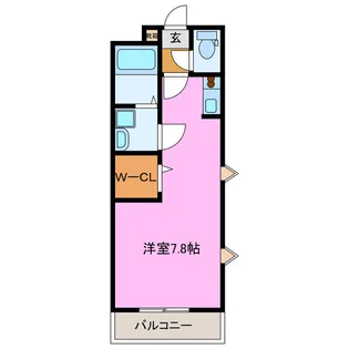 静岡県浜松市中央区三方原町【マンション】の間取り