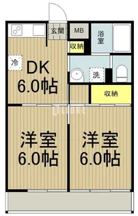 富士パークビル【5階】の間取り