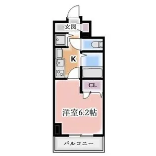 プレミアムコート名古屋金山インテルノ【3階】の間取り
