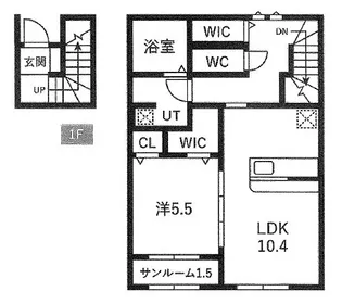 シティハイツ2【2階】の間取り