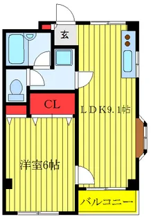 センチュリー赤羽【3階】の間取り