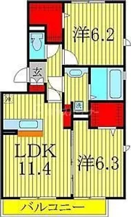 polaris【3階】の間取り