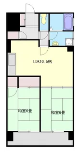 チェリーハイツ【4階】の間取り