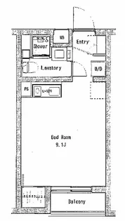 ソサエティ桜新町【1階】の間取り