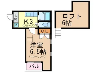 アメジスト大橋壱番館【1階】の間取り