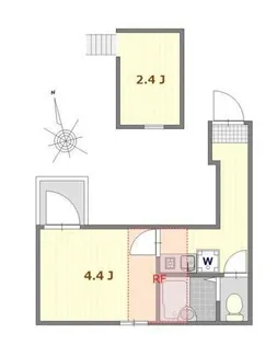 シャンテ谷在家【3階】の間取り