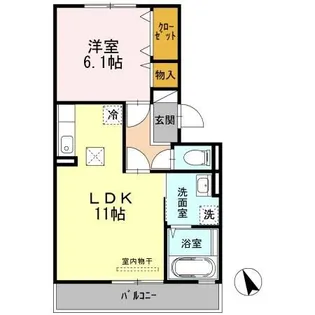 リビングタウン西条東 C棟【3階】の間取り