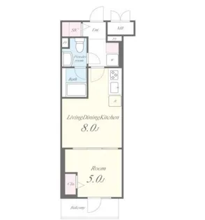 JPT RESIDENCE【7階】の間取り