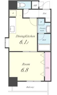 エムズレジデンス【2階】の間取り