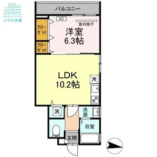 メロディア寿【1階】の間取り