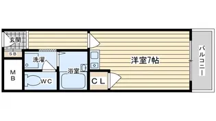 エムロード茨木【2階】の間取り