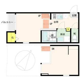 若林ベース【2階】の間取り