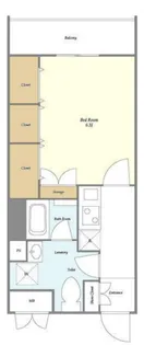 コンポジット中目黒【2階】の間取り