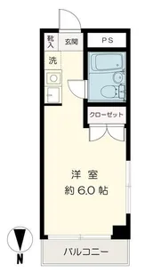 ナガヤ化学ビル【4階】の間取り