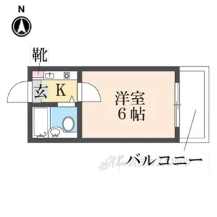 グランディービル奈良道【4階】の間取り