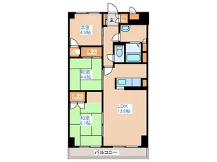 オ-クコ-ト141【2階】の間取り