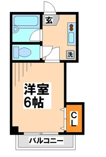ロワール調布【2階】の間取り
