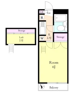第2エスポワールASAHI【1階】の間取り
