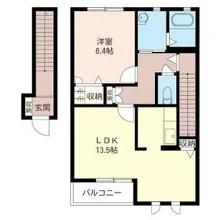 グランドゥールS・E【2階】の間取り