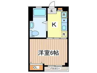第2美々マンション【3階】の間取り