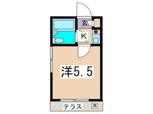 ドルフィン青葉台【1階】の間取り