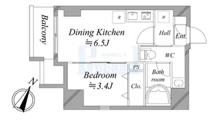 レジディア板橋本町プレイス【4階】の間取り