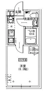 KEIAI RESIDENCE 新検見川【3階】の間取り