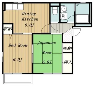 湘南サンモールD【2階】の間取り