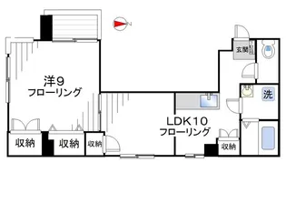 MKハイツ【2階】の間取り