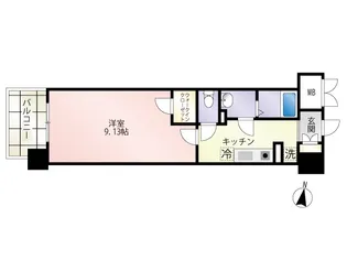 第31友建ビル【7階】の間取り
