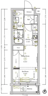 AXAS東京WEST練馬【3階】の間取り