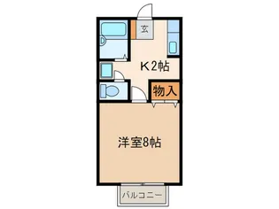 ベルハウス【2階】の間取り