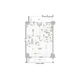 プレミアムキューブ上野毛♯mo【6階】の間取り