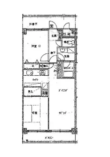 エクセレンス松戸壱番館【3階】の間取り