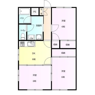 メゾン サンライズ A【3階】の間取り