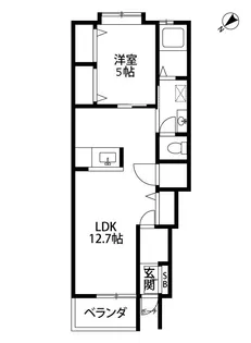 ファインシティB棟【1階】の間取り