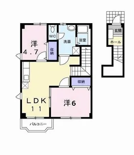 アビデ八久保【2階】の間取り