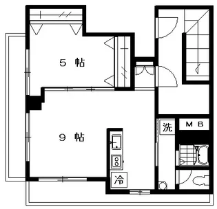 サンハイツ椎名町【3階】の間取り