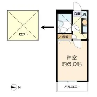リッチパレス【2階】の間取り