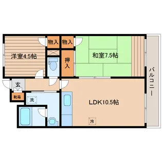 ムトウマンション【3階】の間取り