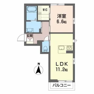 シャーメゾン アリスト【2階】の間取り