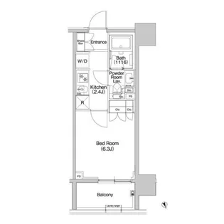 コンフォリア品川EAST【11階】の間取り