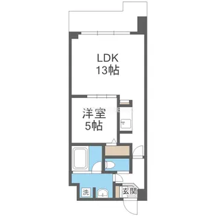 グランシス天満橋【12階】の間取り