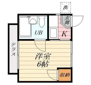 泉町ハイツ【2階】の間取り