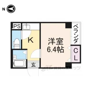 メゾン蔵【5階】の間取り