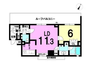 フィールA飯田橋【4階】の間取り